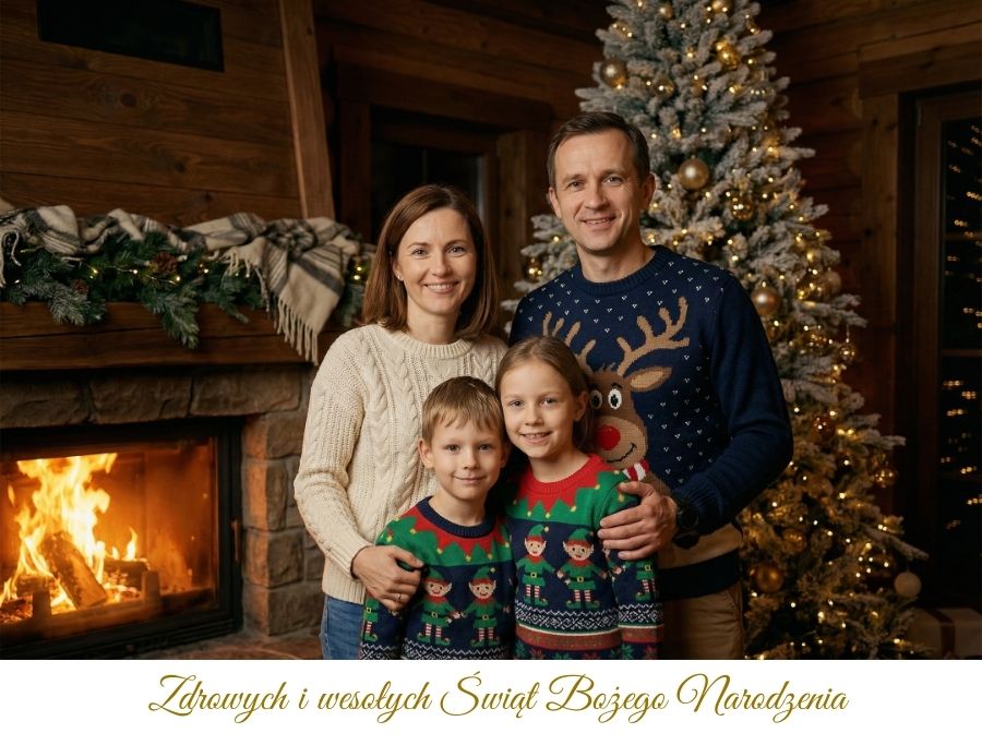 Twoje zdjęcie jako Kartka i Życzenia Świąteczne