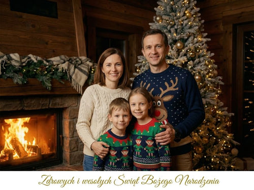 Twoje zdjęcie jako Kartka i Życzenia Świąteczne