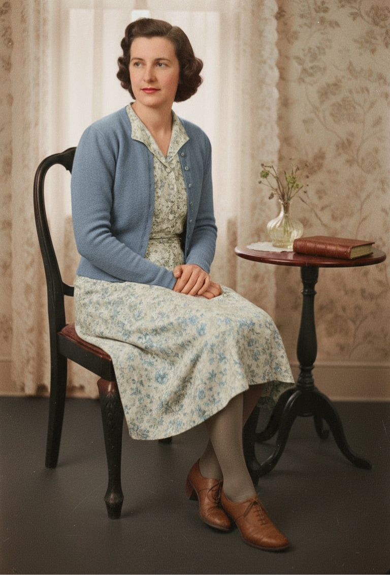 Portret po renowacji i koloryzacji